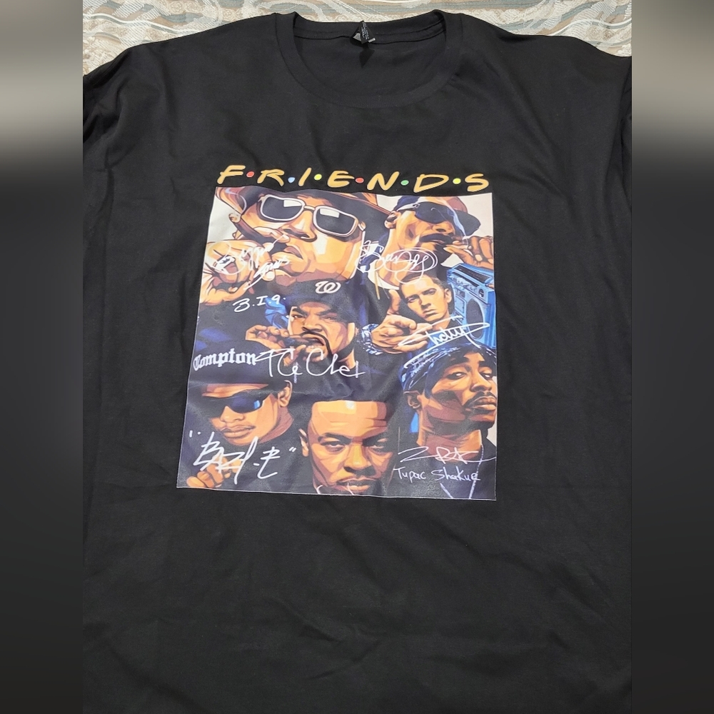 Best rappers on a friend's tee